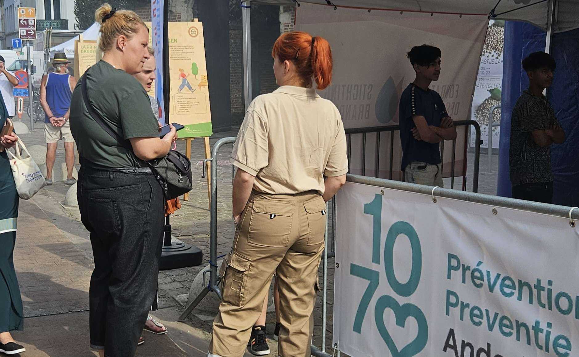 Preventie dag tijdens de jaarmarkt van Anderlecht